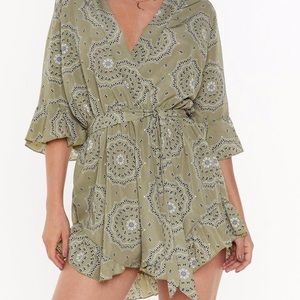 Paisley romper/jumpsuit